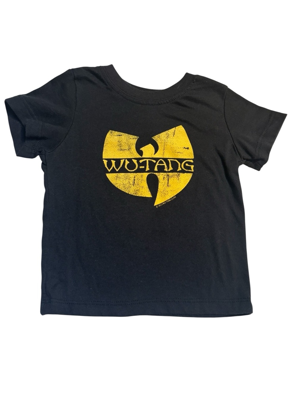 Wu-Tang Clan Toddlers Tee 18 months Black Graphic Yellow Wu-Tang Logo Hip-Hop